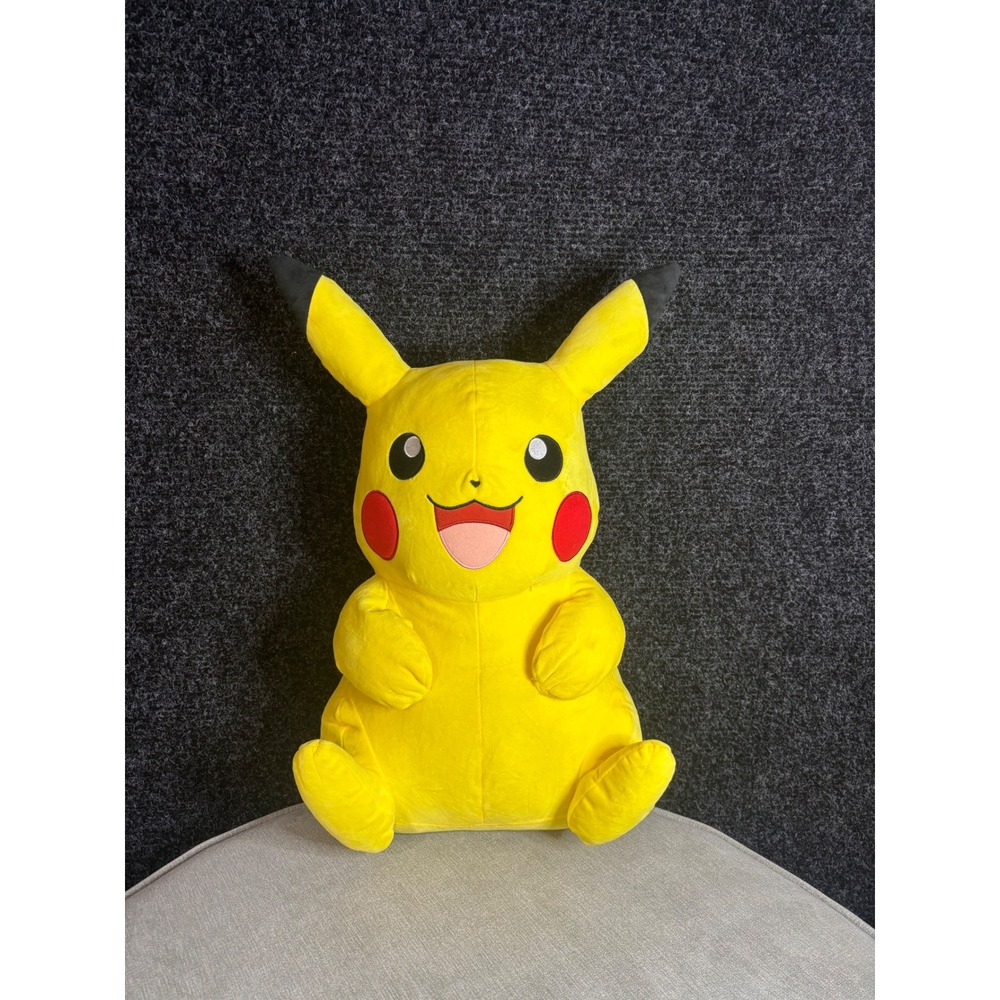 Pokemon Pikachu Plush 2022 Nintendo Stuffed Animal Yellow 21 Inch Large Toy